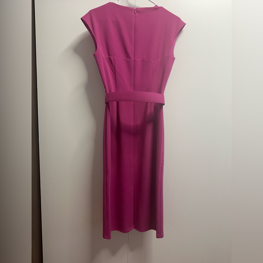 Maggy London Fuchsia Pencil Dress - Picture 4 of 4